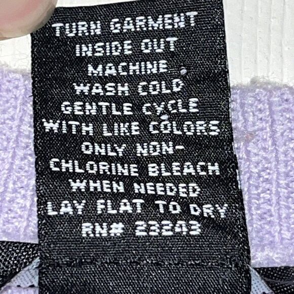 New York & Company Lavender Sweater‎ Women’s Sz Medium Ribbed Knit Trending - Picture 5 of 9